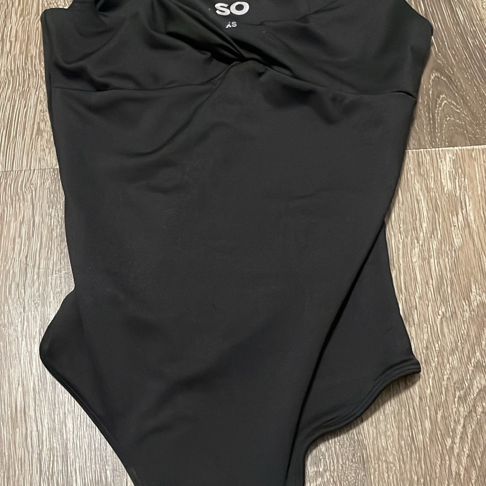 SO Elegant Black Bodysuit